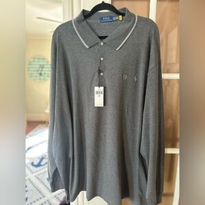 New Polo Ralph Lauren Men’s 4X Charcoal Polo Shirt